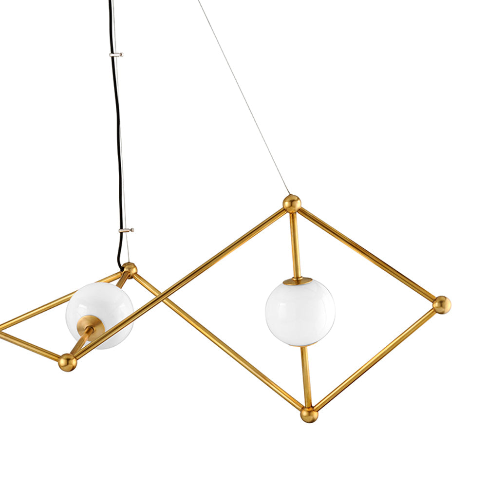 Bickley Linear Pendant Light in Detail.