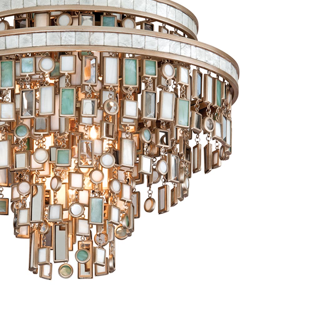 Dolcetti Semi Flush Mount Ceiling Light in Detail.
