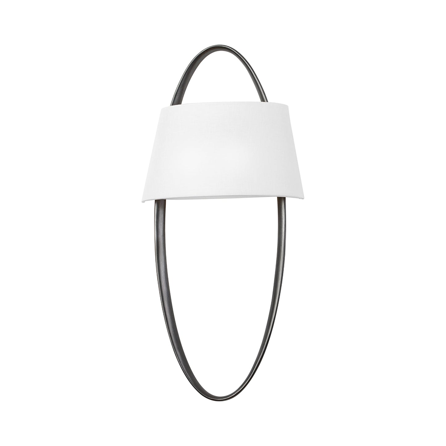 Dubai Wall Light in Black Silver Leaf.