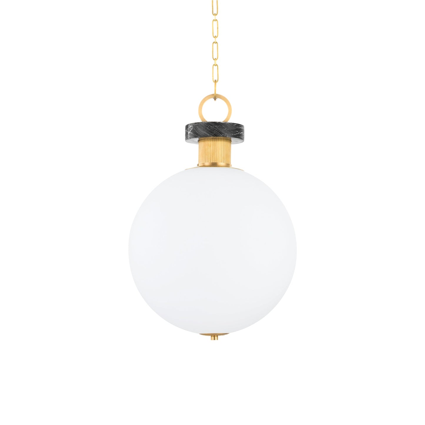 Haru Pendant Light in Vintage Brass (Large).