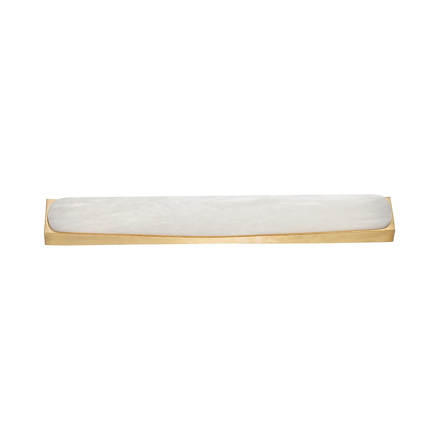 Millie LED Bath Vanity Light in Vintage Brass (Large).