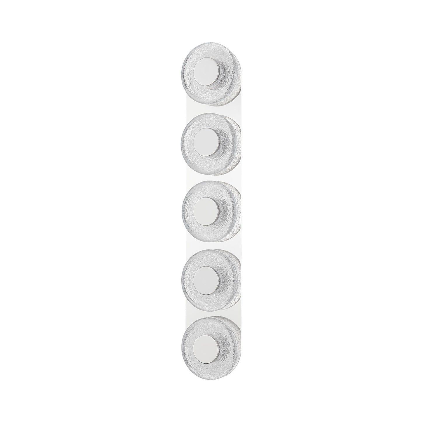 Pearl LED Wall Light in Polished Nickel (5-Light).