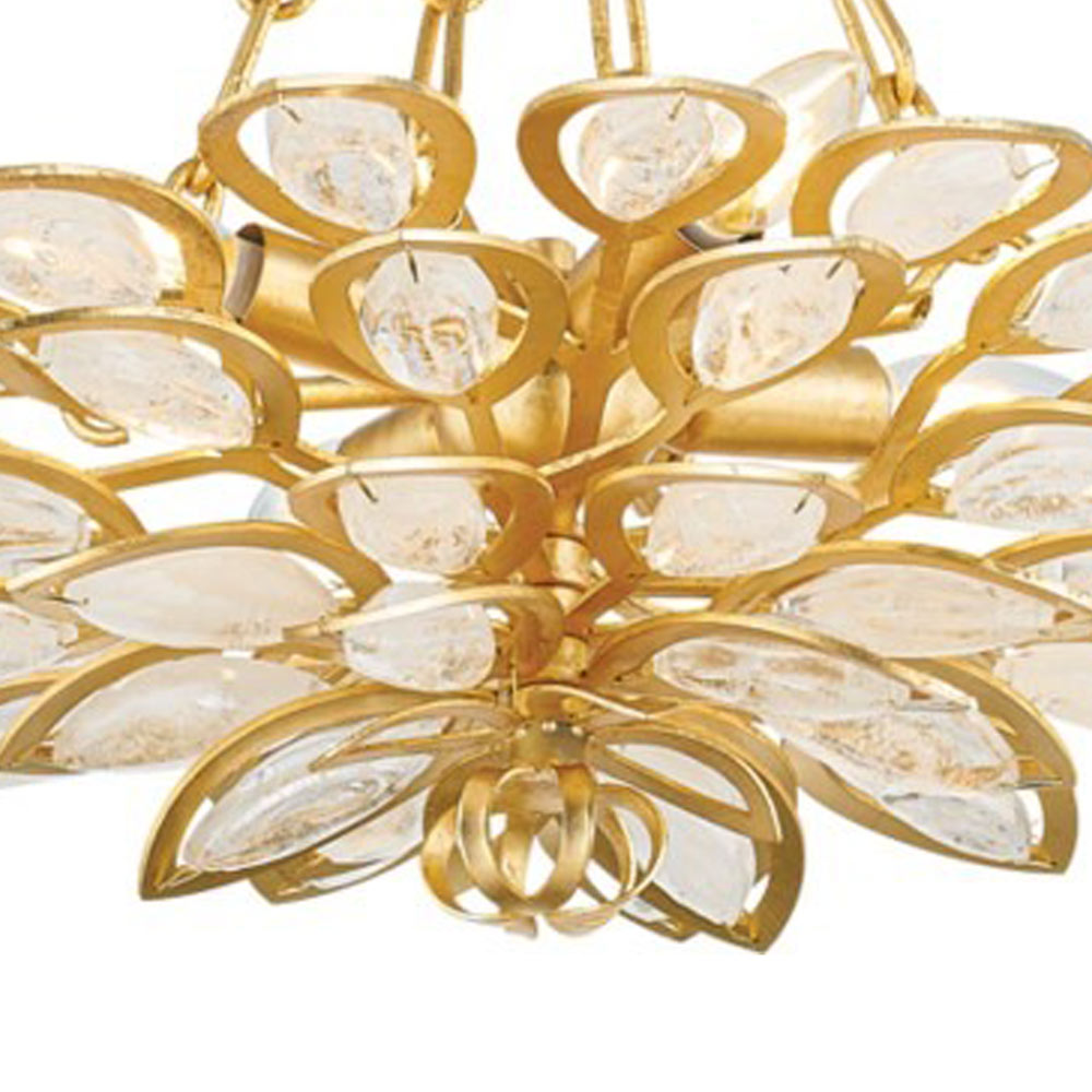 Vittoria Semi Flush Muont Ceiling Light in Detail.