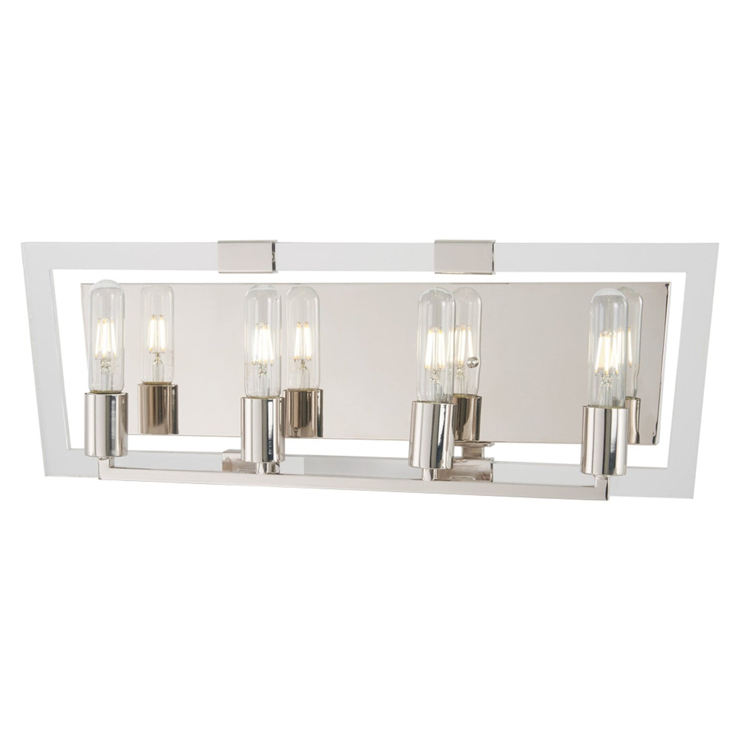Crystal Chrome Bath Vanity Light (4-Light).