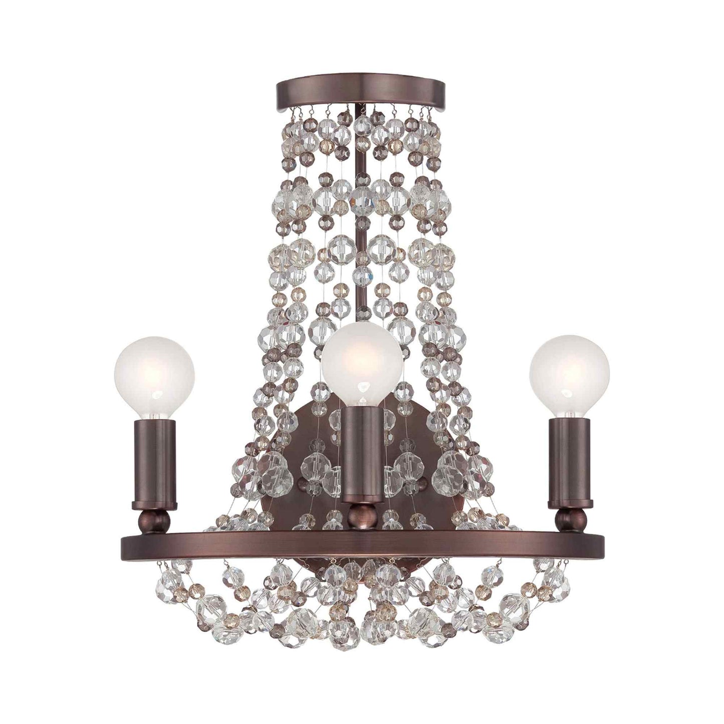 Channing Wall Light in Chocolate Bronze.