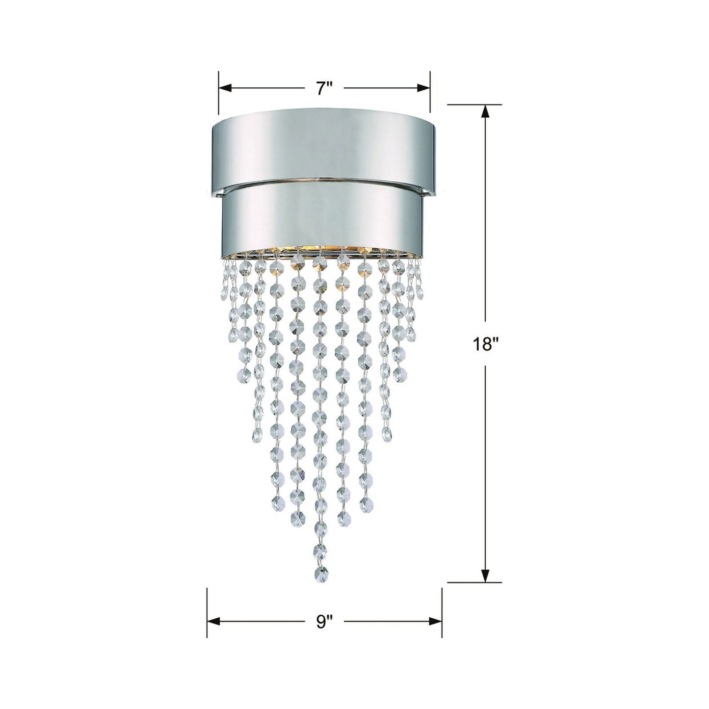 Clarksen Wall Light - line drawing.