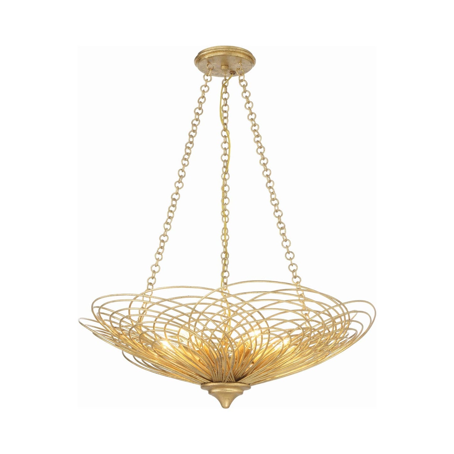 Doral Chandelier in Renaissance Gold.