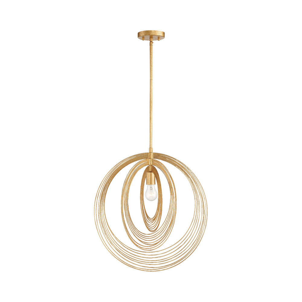 Doral Pendant Light in Renaissance Gold (Large).