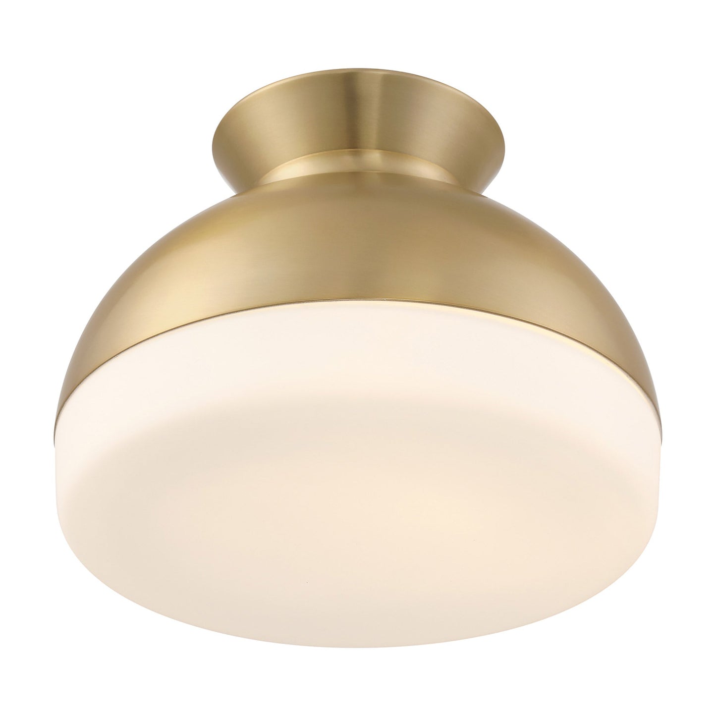 Gidget Flush Mount Ceiling Light in Vibrant Gold (15-Inch).