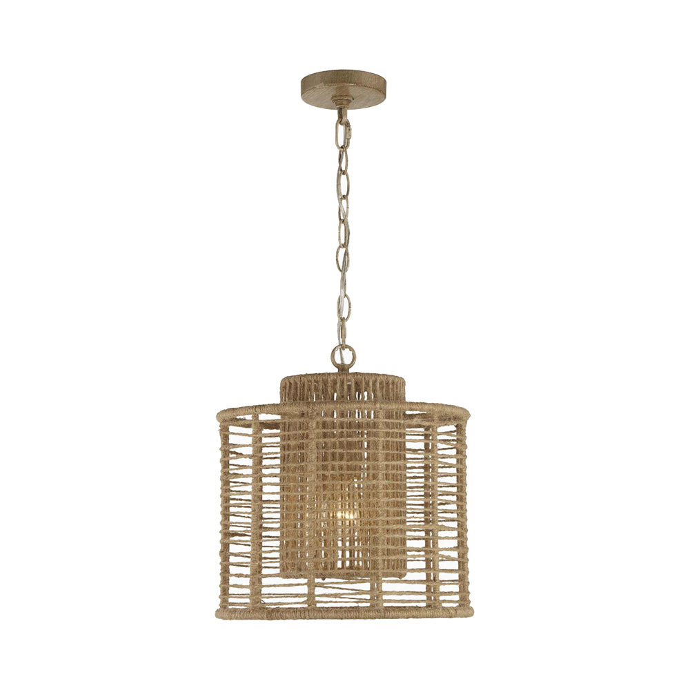 Jayna Pendant Light in Burnished Silver.