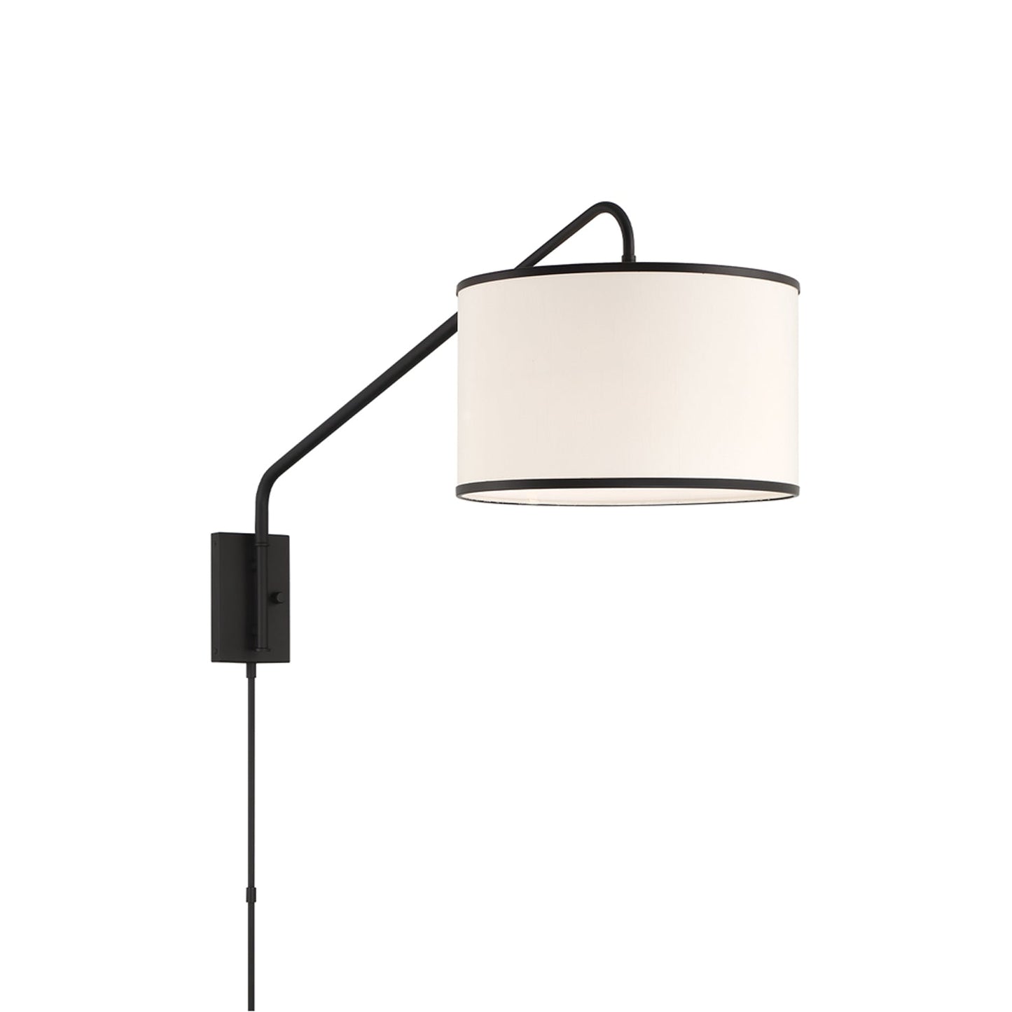 Mallory Wall Light in Matte Black.