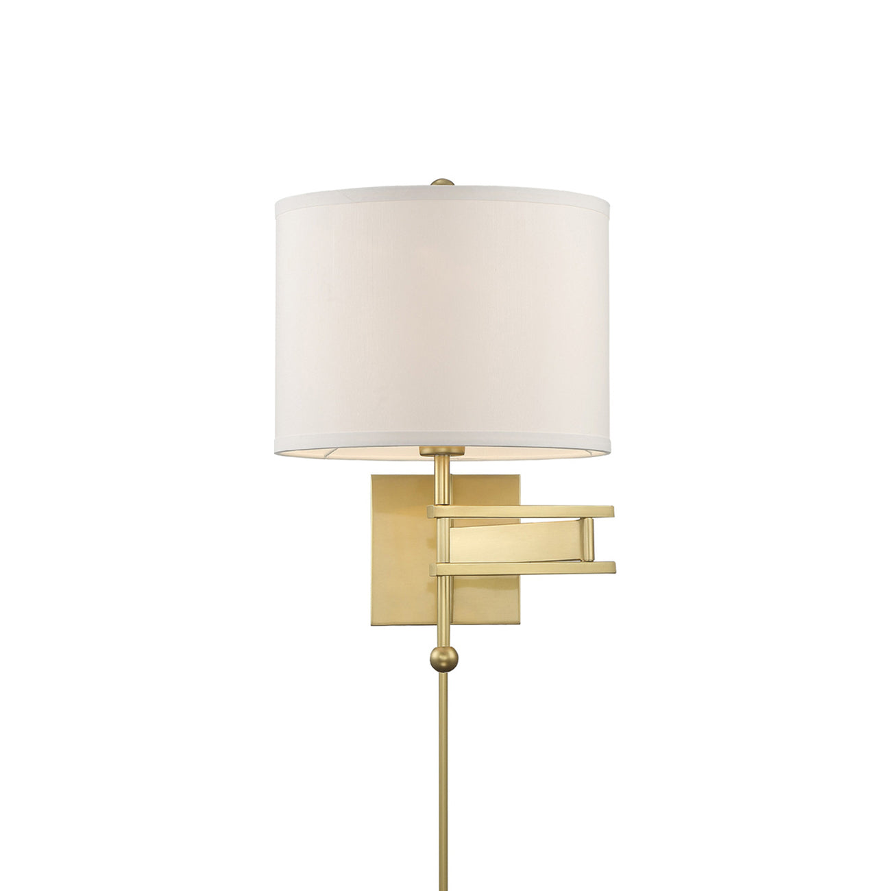 Marshall Wall Light in Aged Brass.