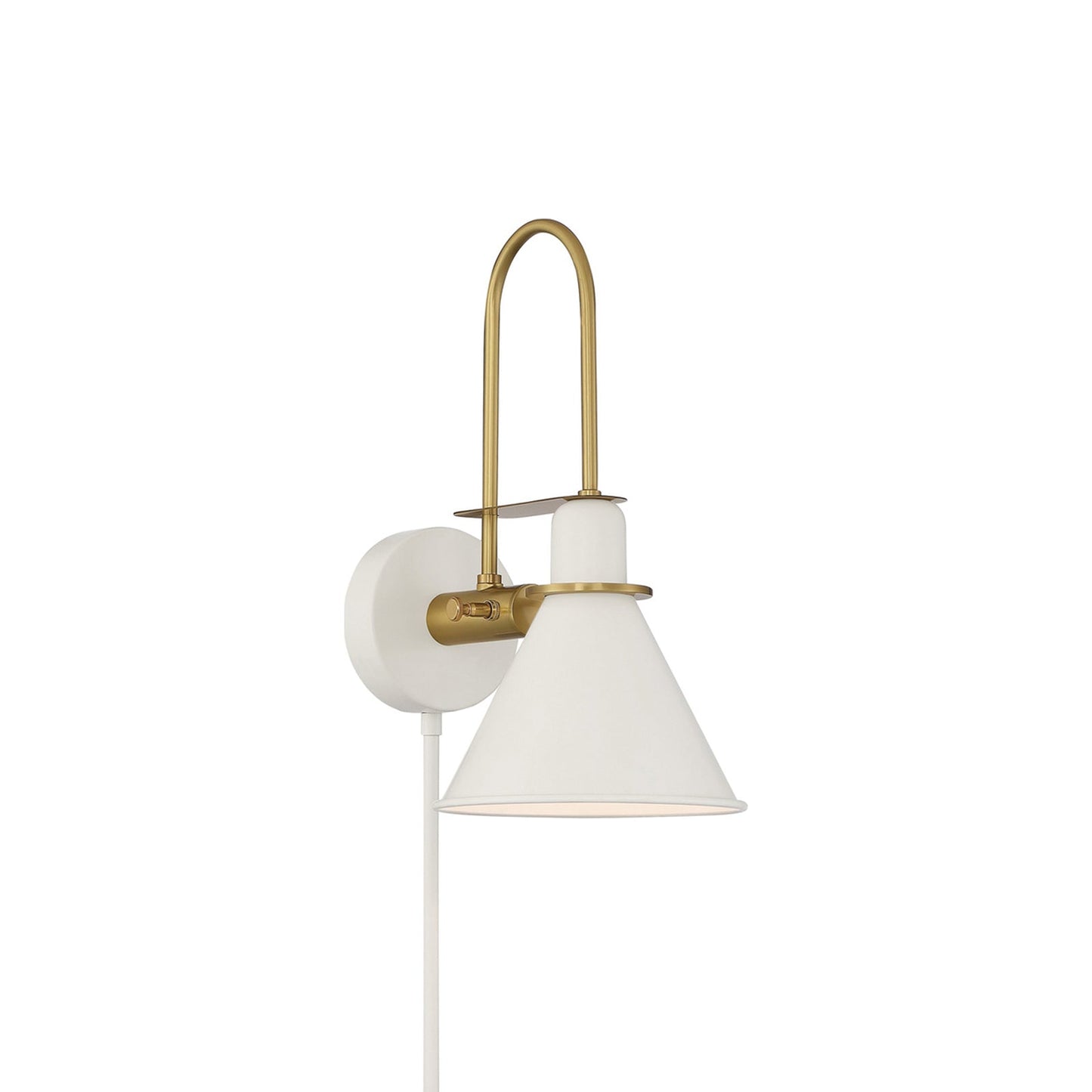 Medford Wall Light in White.