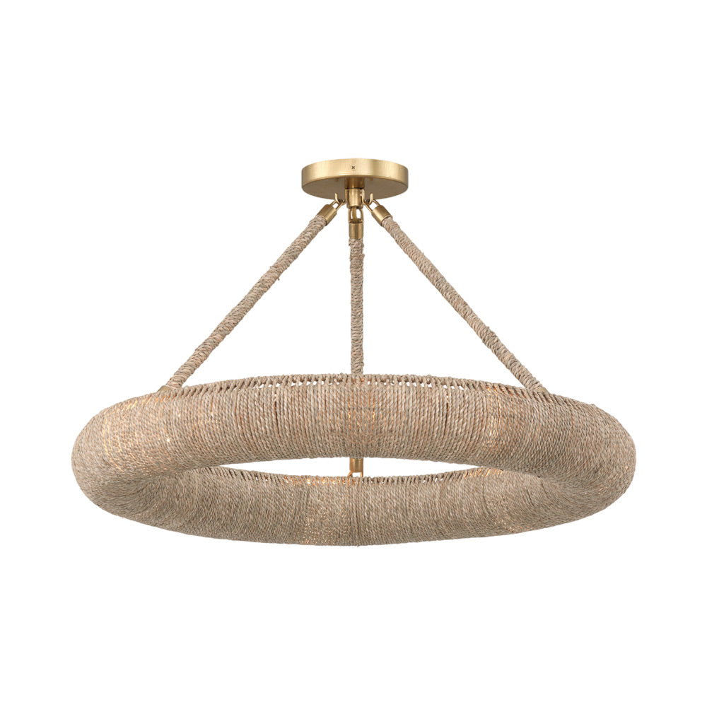 Oakley LED Semi Flush Mount Ceiling Light (24-Inch).