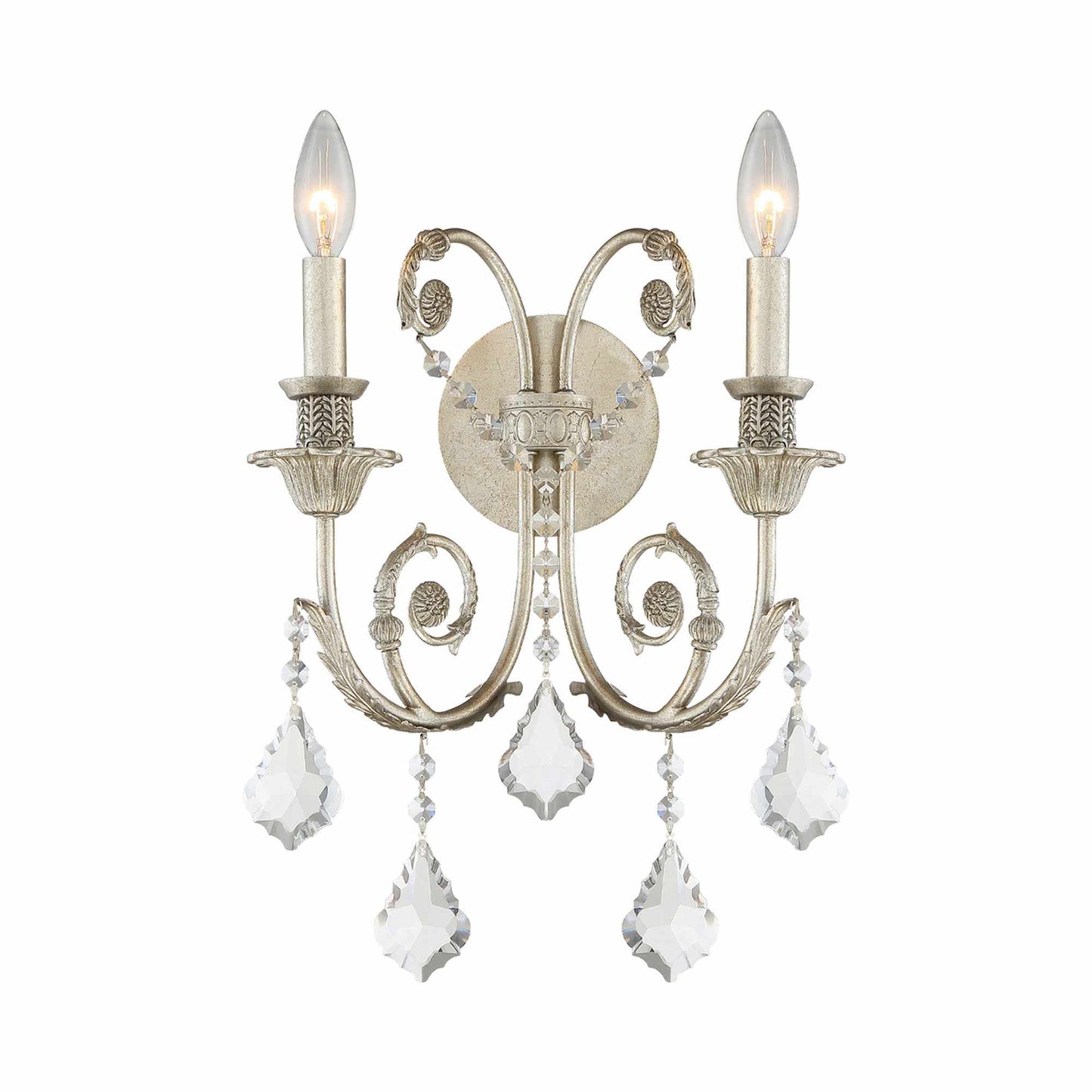 Regis Wall Light in Hand Cut Crystal.