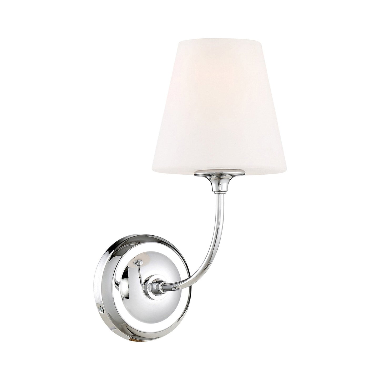 Sylvan Bath Wall Light in Polished Chrome (1-Light).