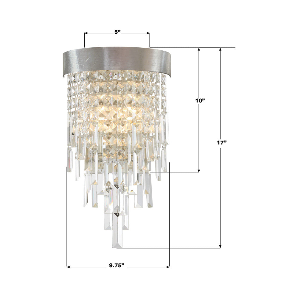 Winfield Wall Light - line drawing.