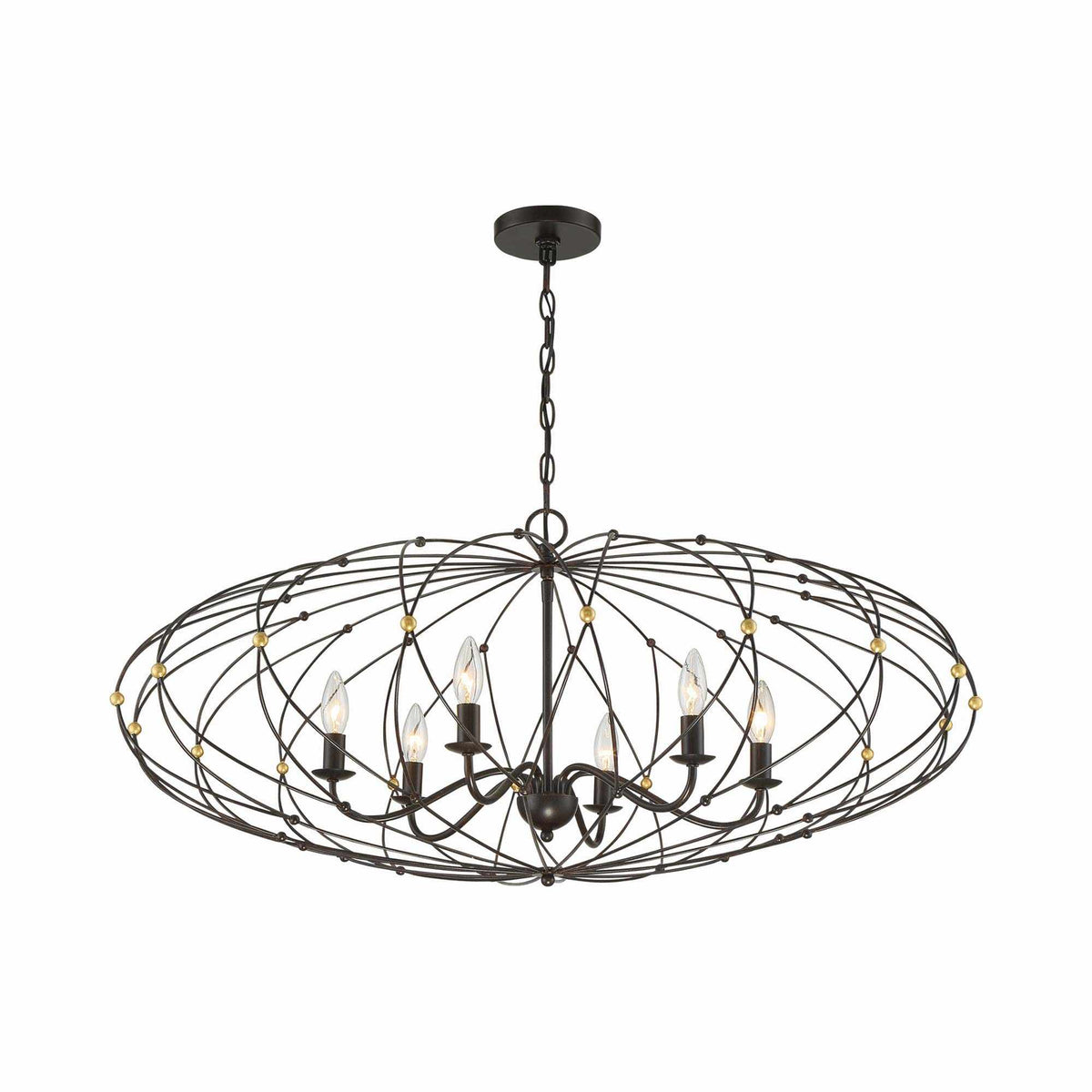 Zucca Chandelier (6-Light).