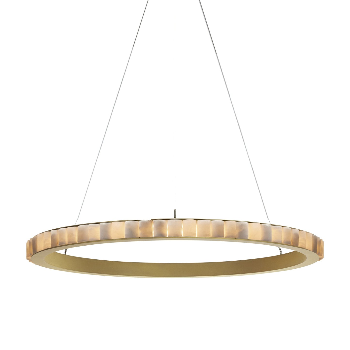 Avalon LED Chandelier in Satin Brass (X-Large).