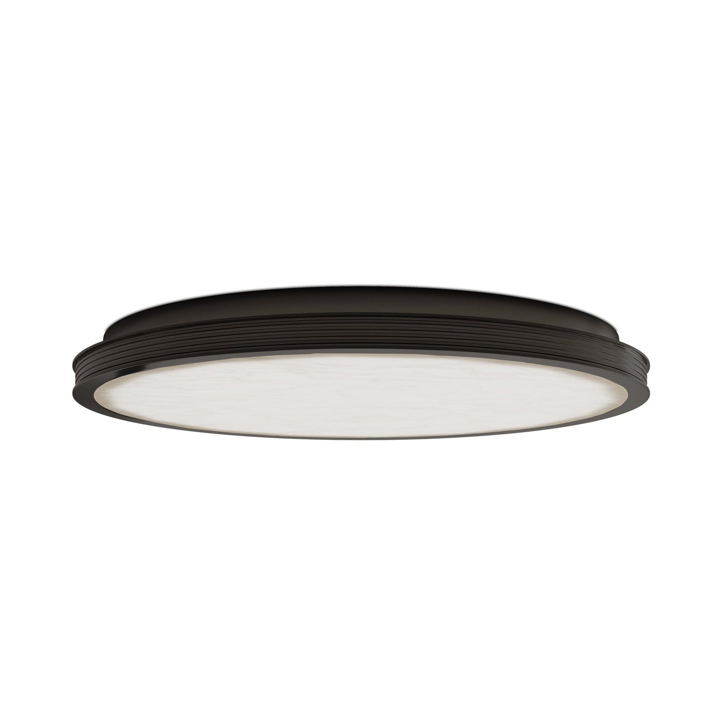 Aydan LED Flush Mount Ceiling Light in Oil Rubbed Bronze (23.6-Inch).