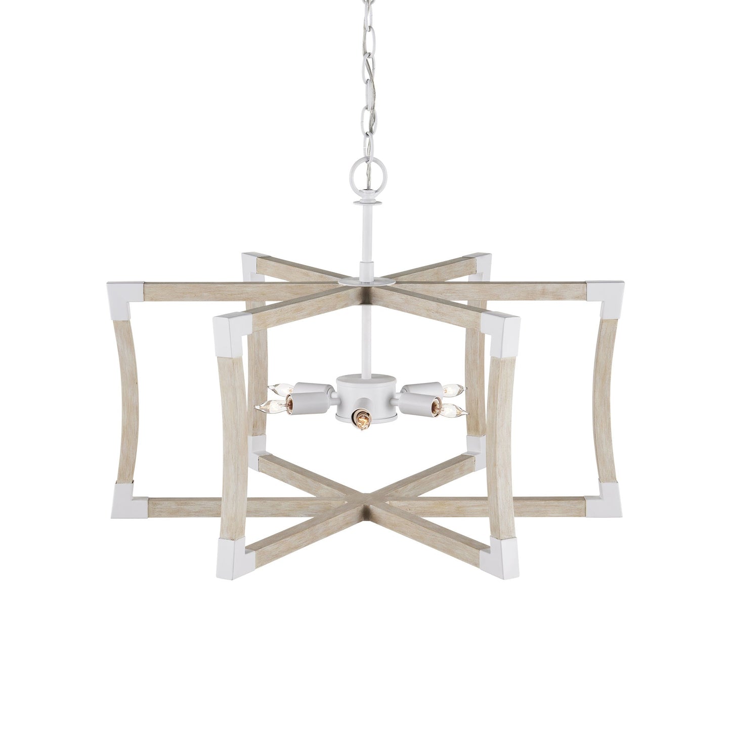Bastian Semi Flush Mount Ceiling Light in Sandstone.