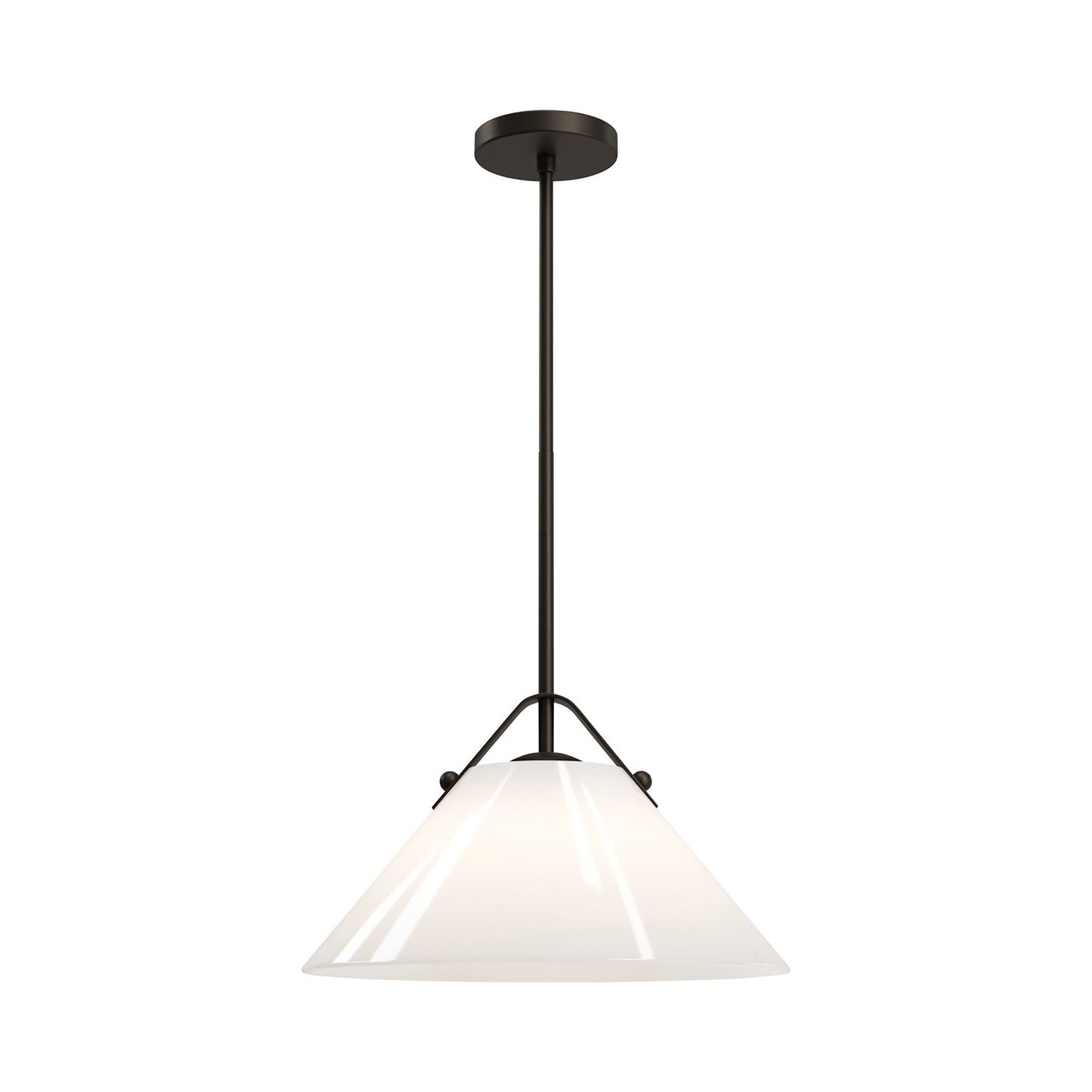 Bronwen Pendant Light in Oil Rubbed Bronze.