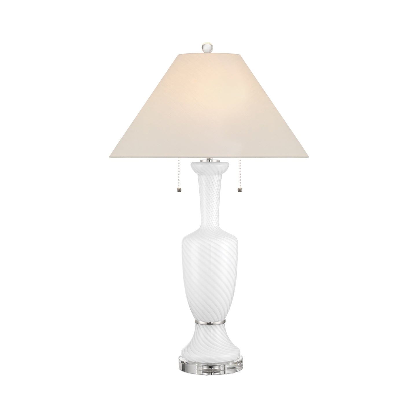 Classico Tapered Table Lamp (White).