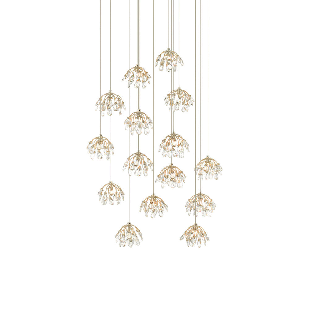 Crystal Bud Multi Pendant Light (15-Light).