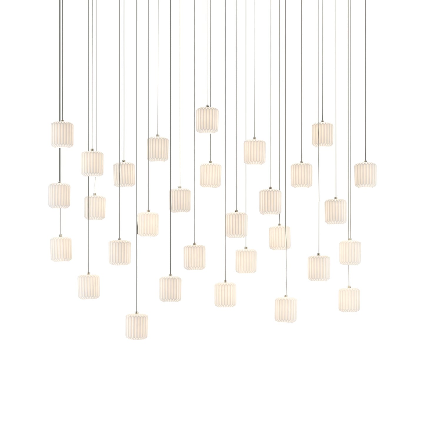 Dove Linear Multi Pendant Light (30-Light).