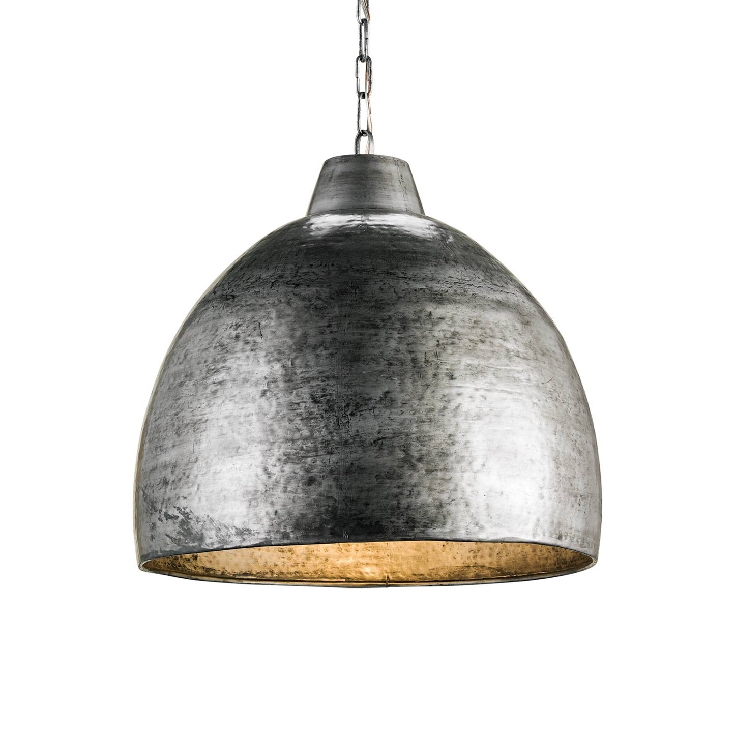 Earthshine Pendant Light in Blackened Steel (Large).