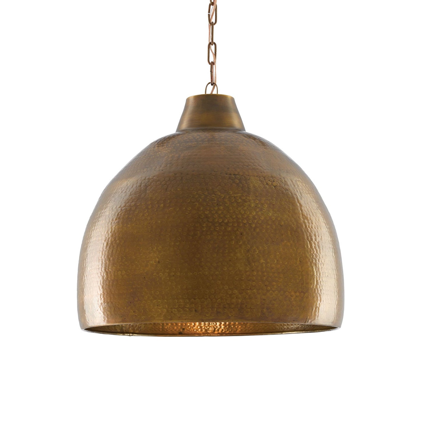 Earthshine Pendant Light in Vintage Brass (Large).