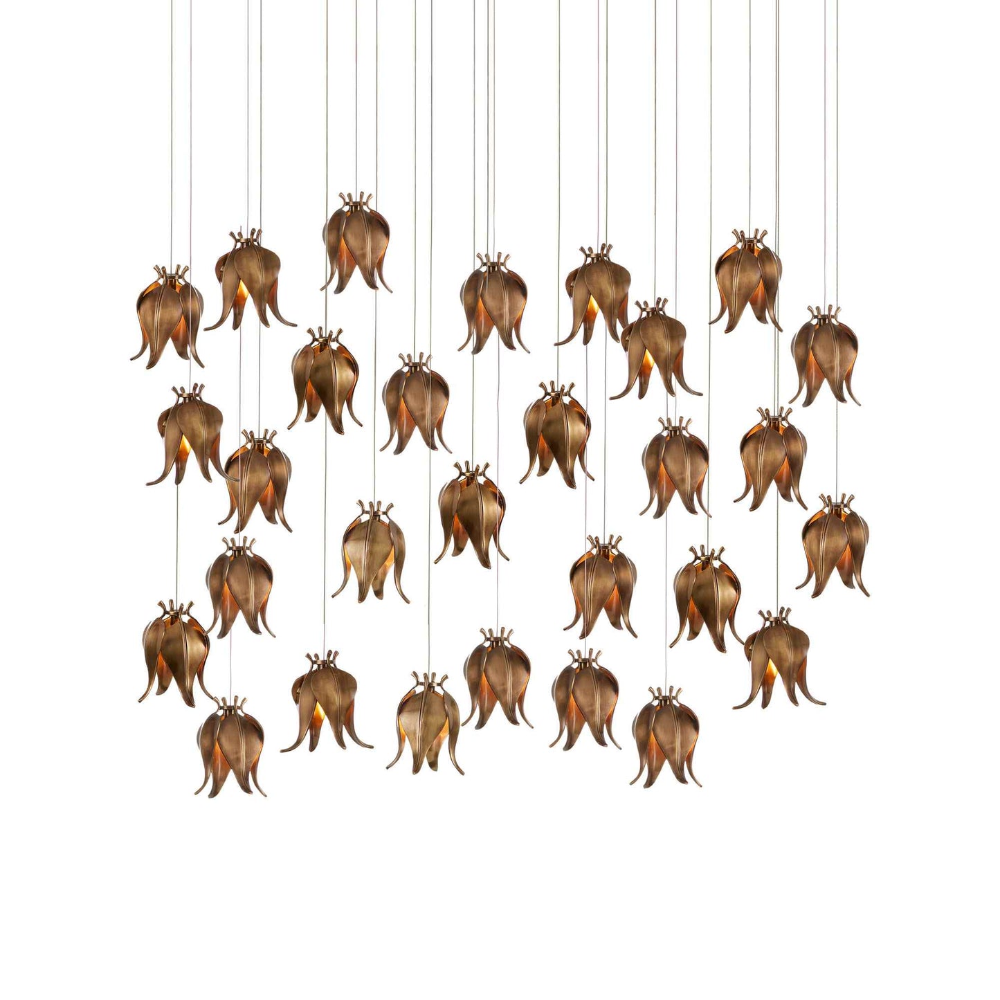 Iota Linear Multi Pendant Light (30-Light).