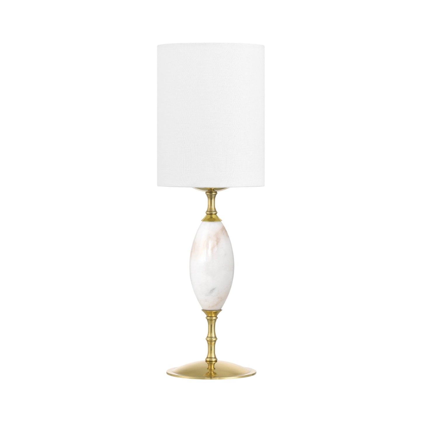 Marche LED Rechargeable Table Lamp in White.