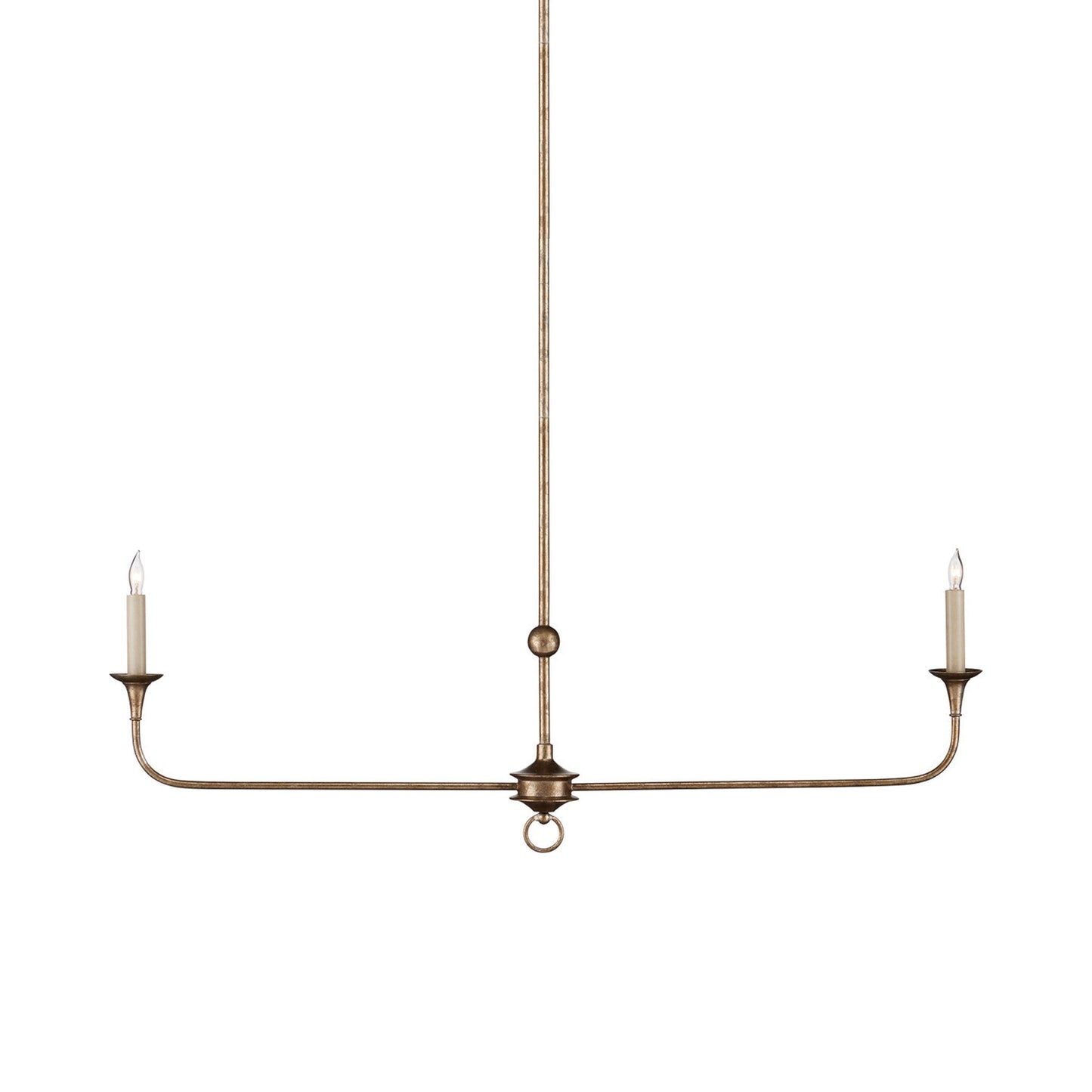 Nottaway Linear Chandelier in Pyrite Bronze.