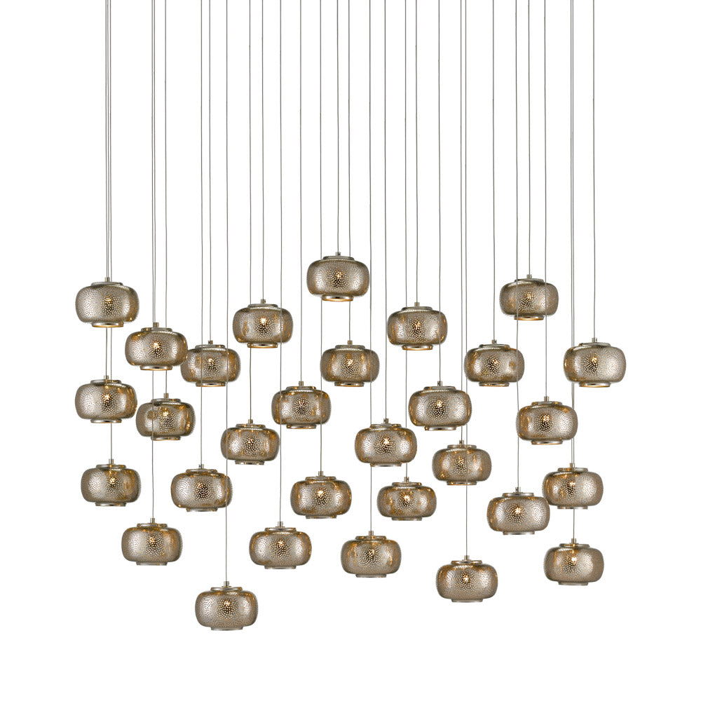 Pepper Linear Multi Pendant Light (30-Light).