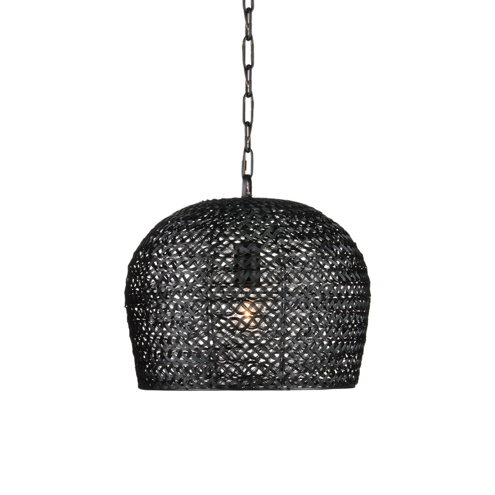 Piero Pendant Light in Satin Black.