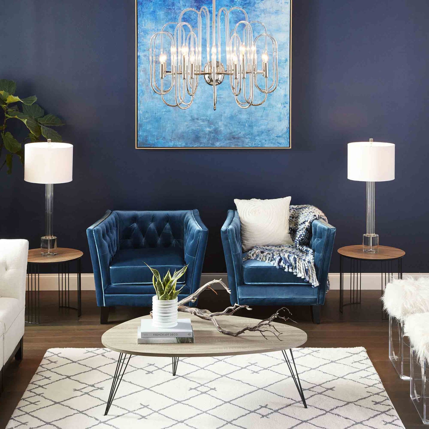 Quantom Table Lamp in living room.