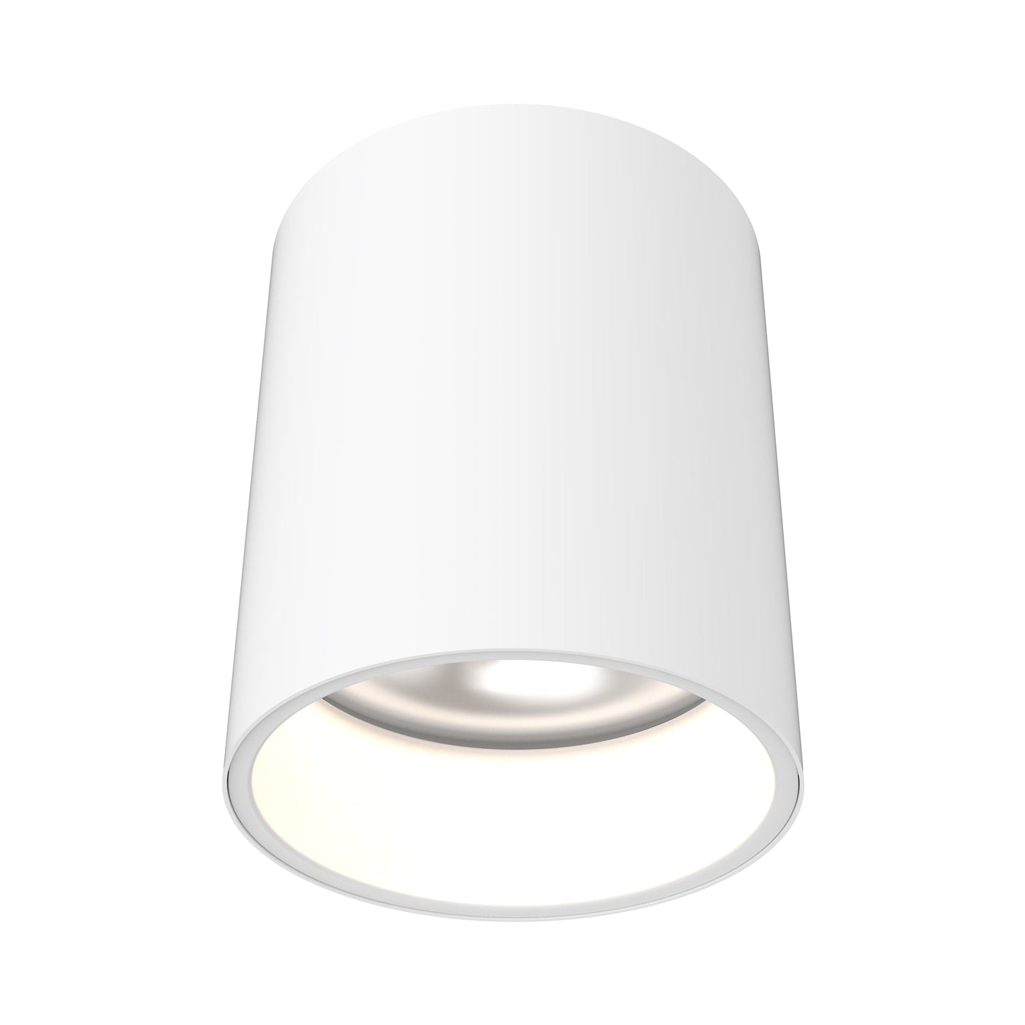 Focus LED Flush Mount Ceiling Light in White (6-Inch).