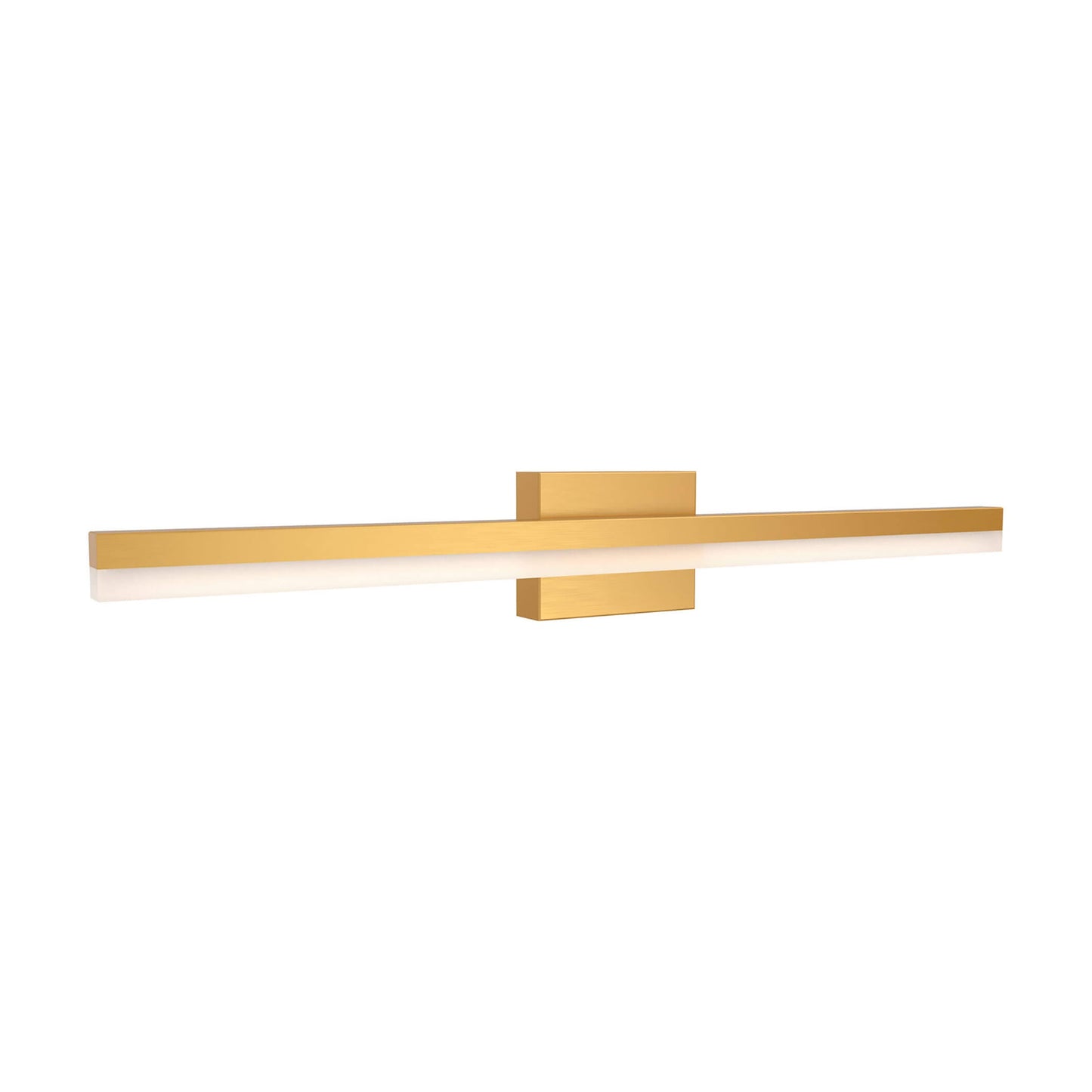 Lyra LED Bath Vanity Light in Gold (32-Inch).