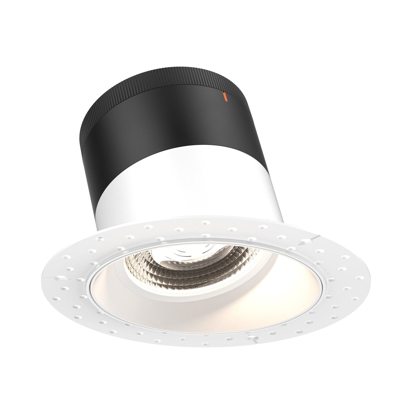 Moda Trimless 6-Inch LED Recessed Downlight in White (Sloped Ceiling).