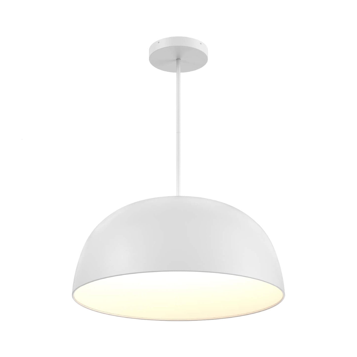 Napa LED Pendant Light in White (30-Inch).