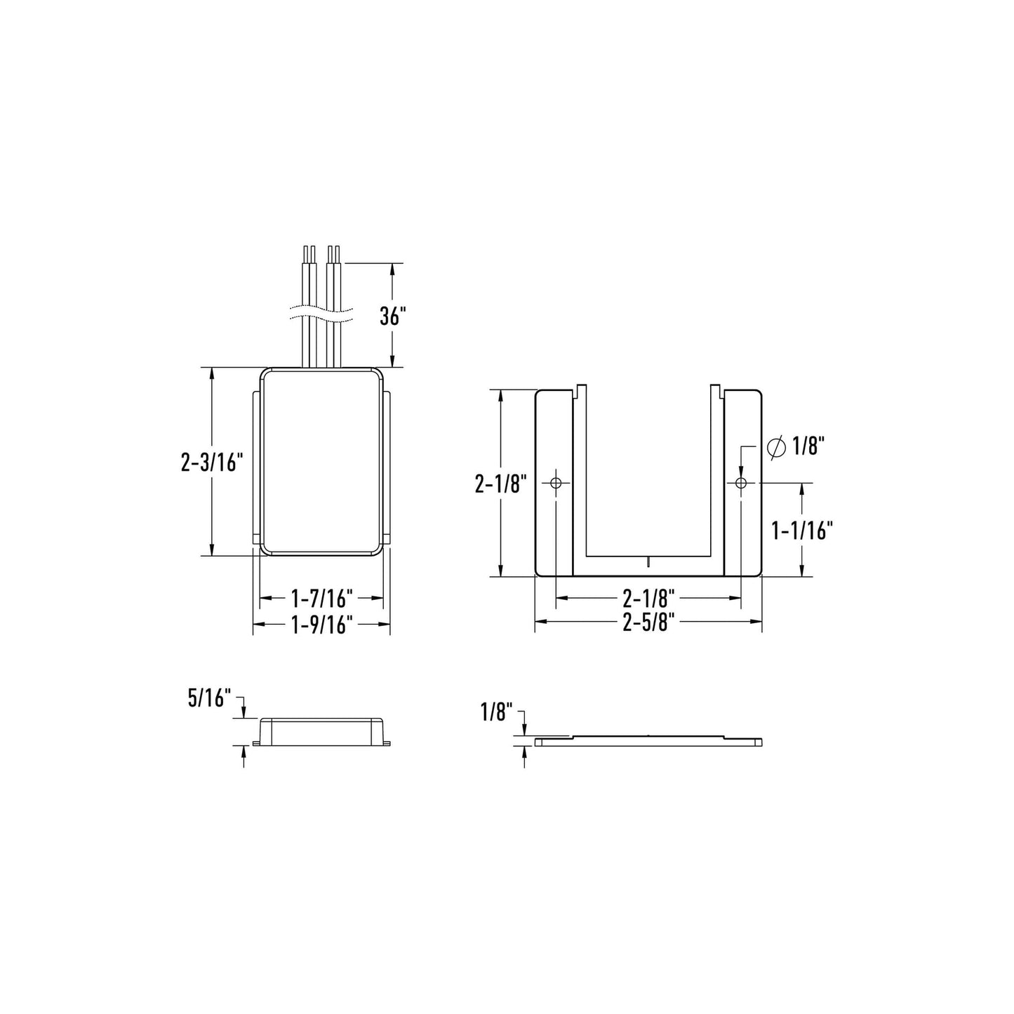 WaveTune Wave Sensor - line drawing.