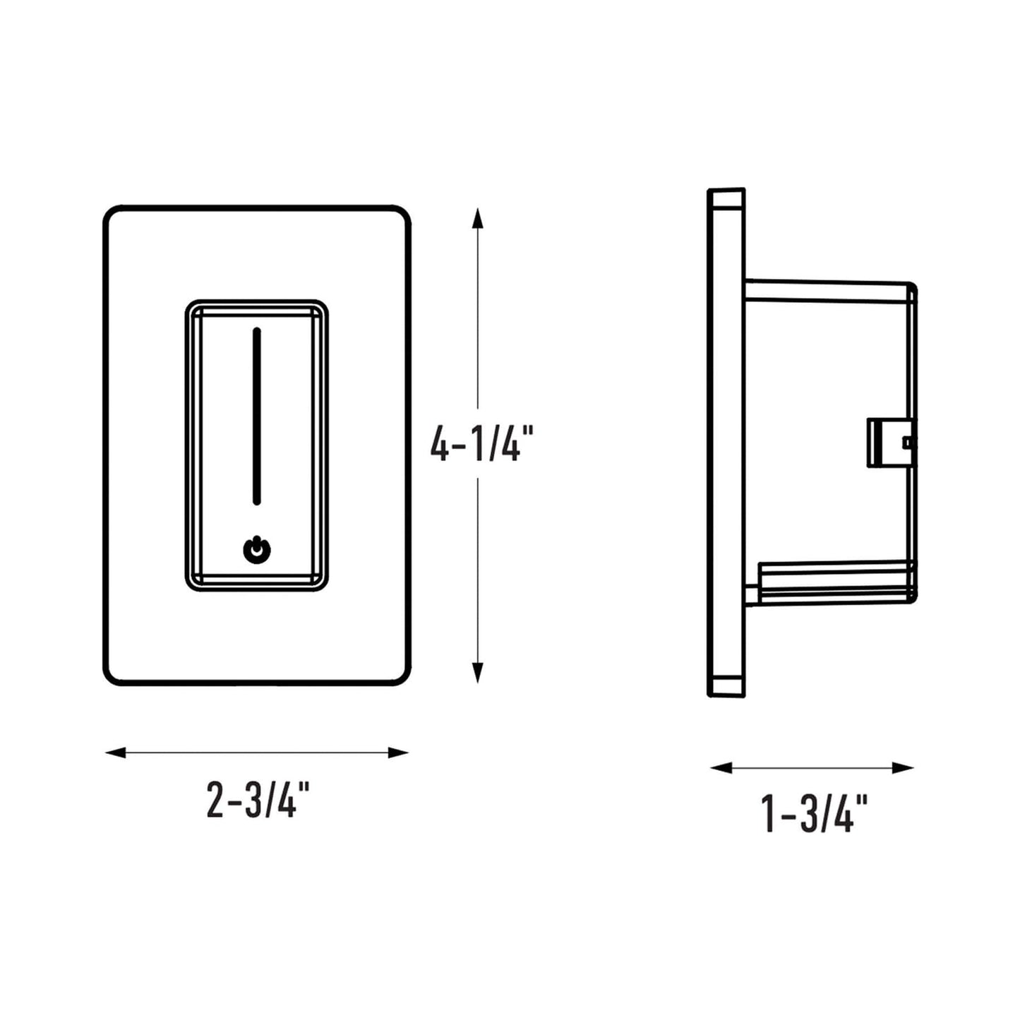 Low-Voltage Driver And Dimmer - line drawing.