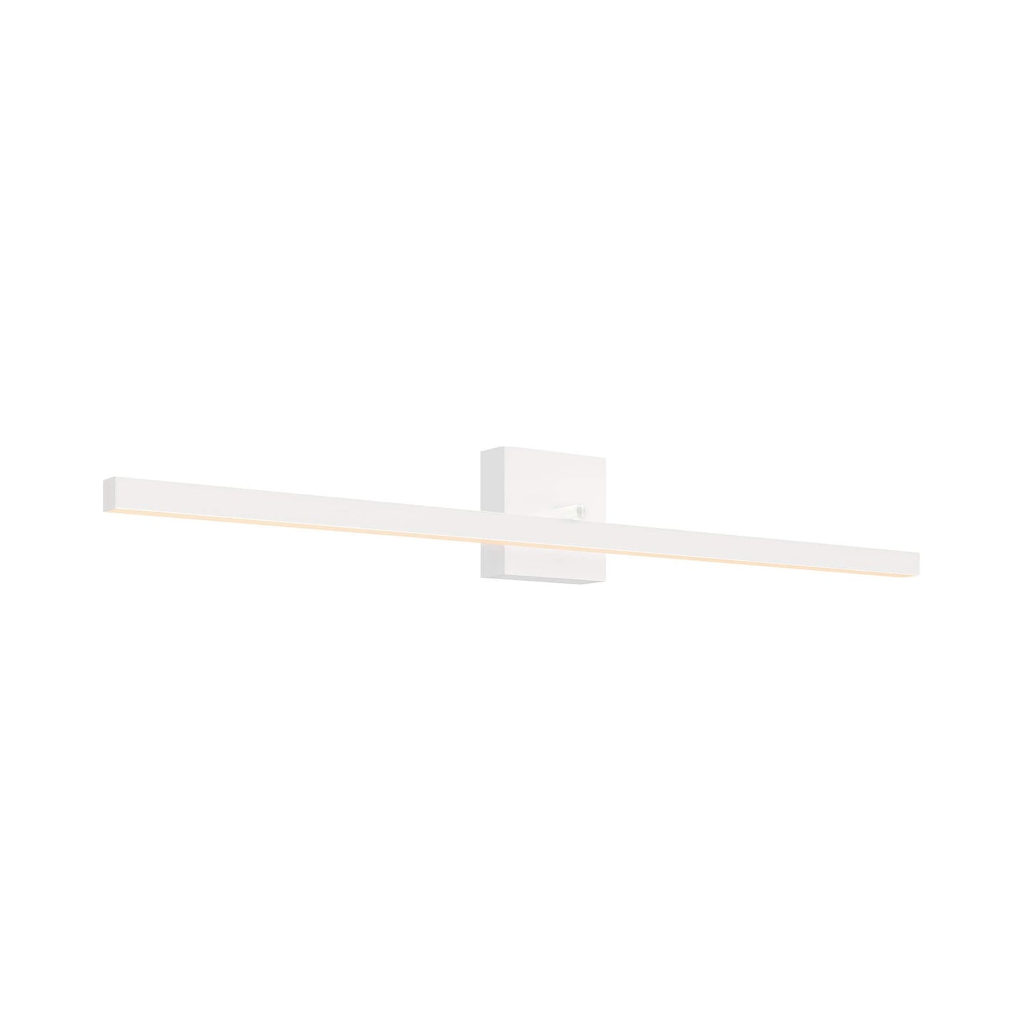 Portrait LED Vanity Wall Light in White (36.25-Inch).