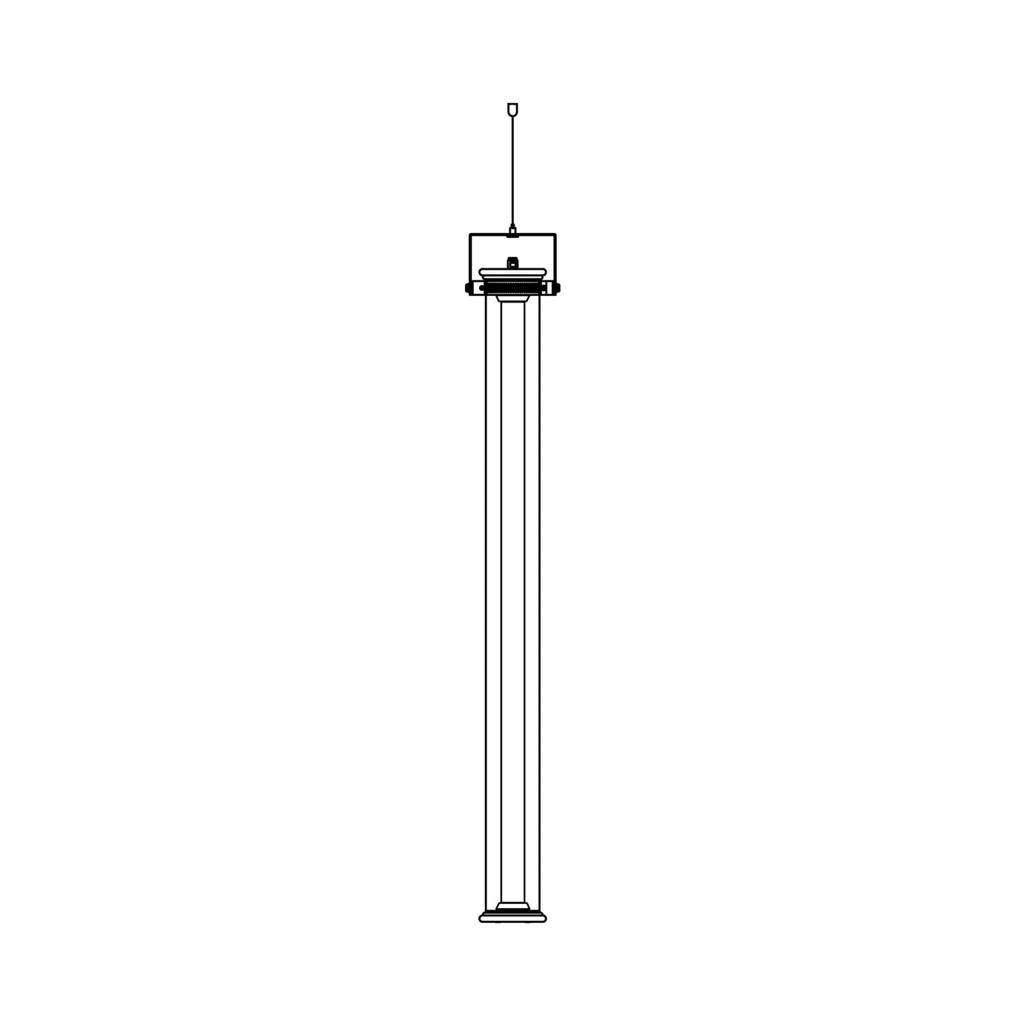 In The Tube 360° Vertical LED Pendant Light (62.99-Inch).