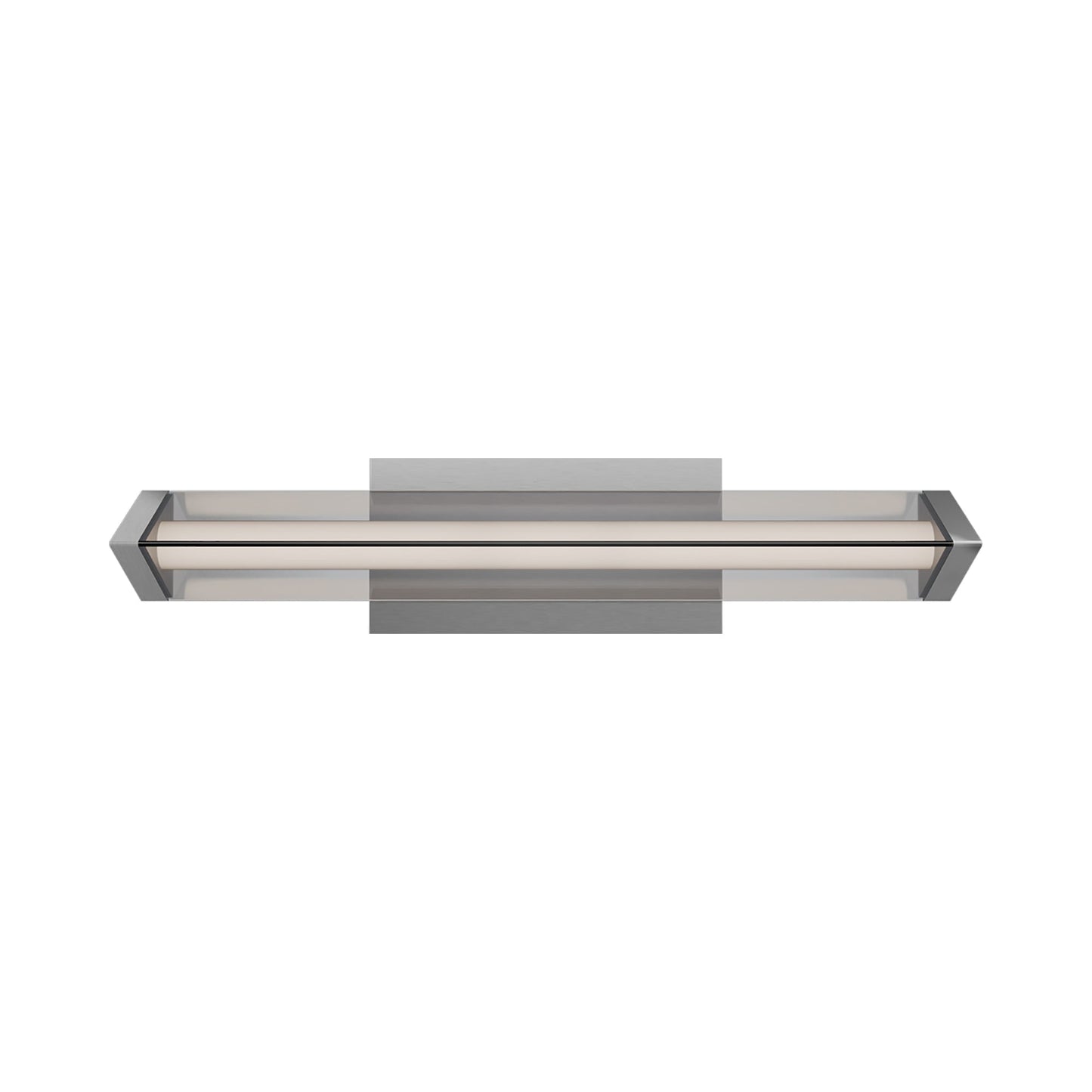 Boulevard LED Bath Wall Light in Brushed Nickel (Large).