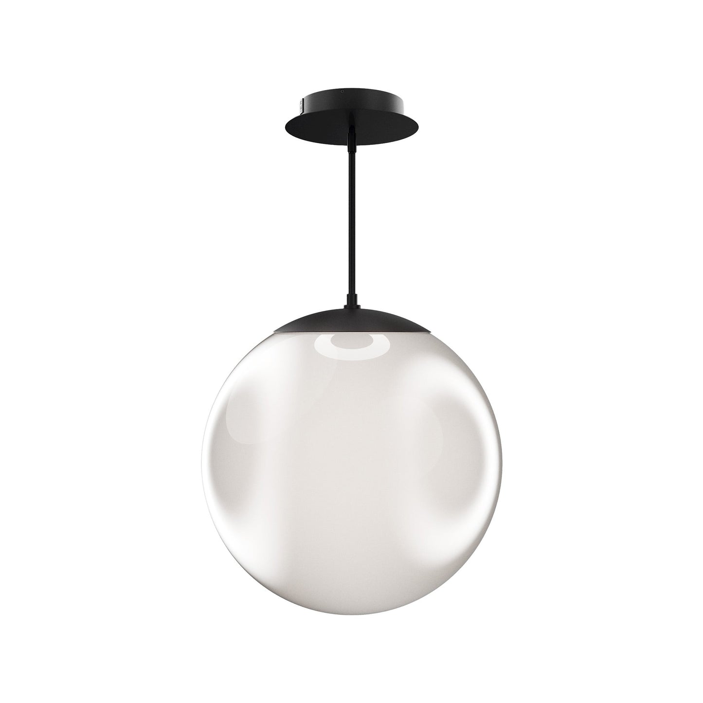 Honeymooner LED Pendant Light in Black (20-Inch).