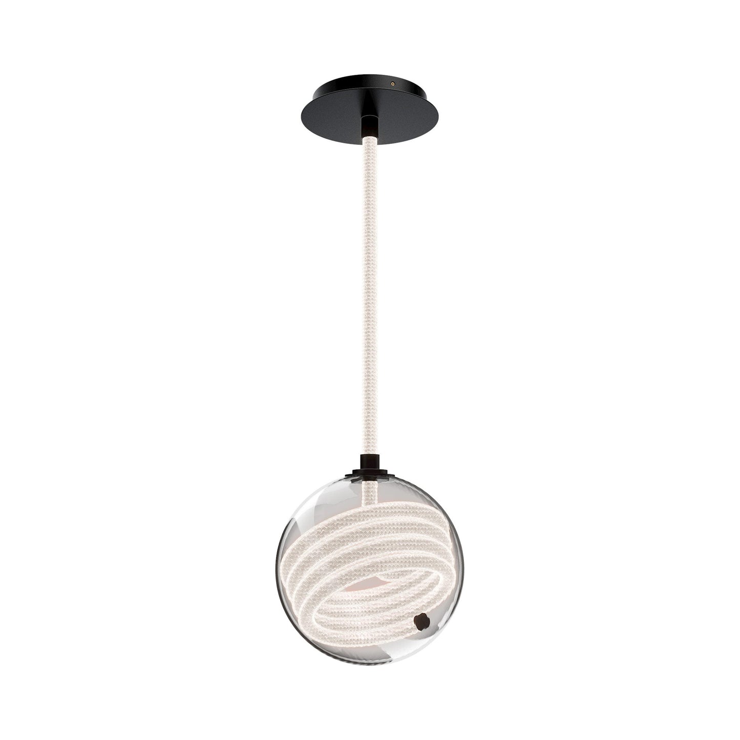 Roper LED Pendant Light in Black.