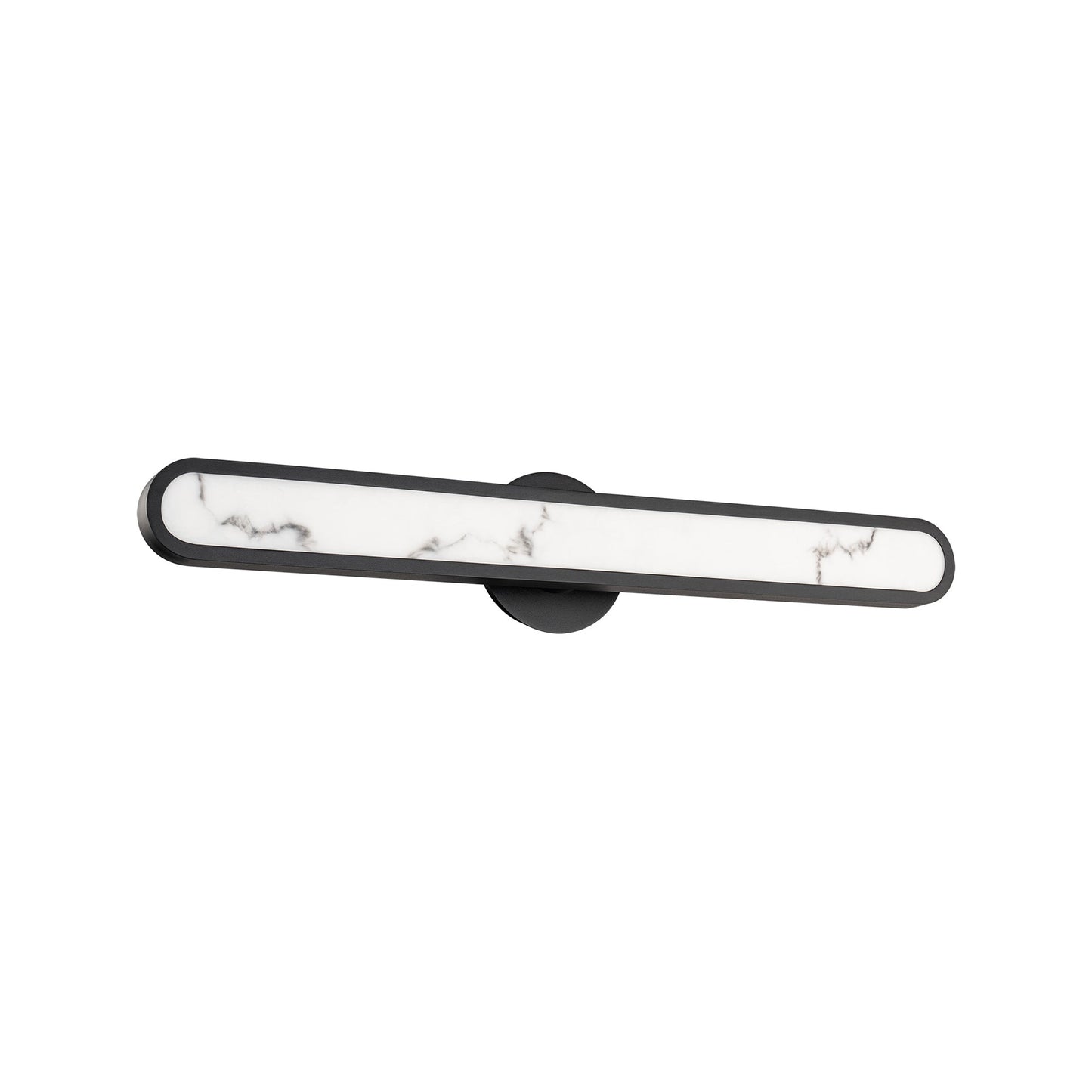 Serena LED Bath Vanity Light in Black (32.5-Inch).