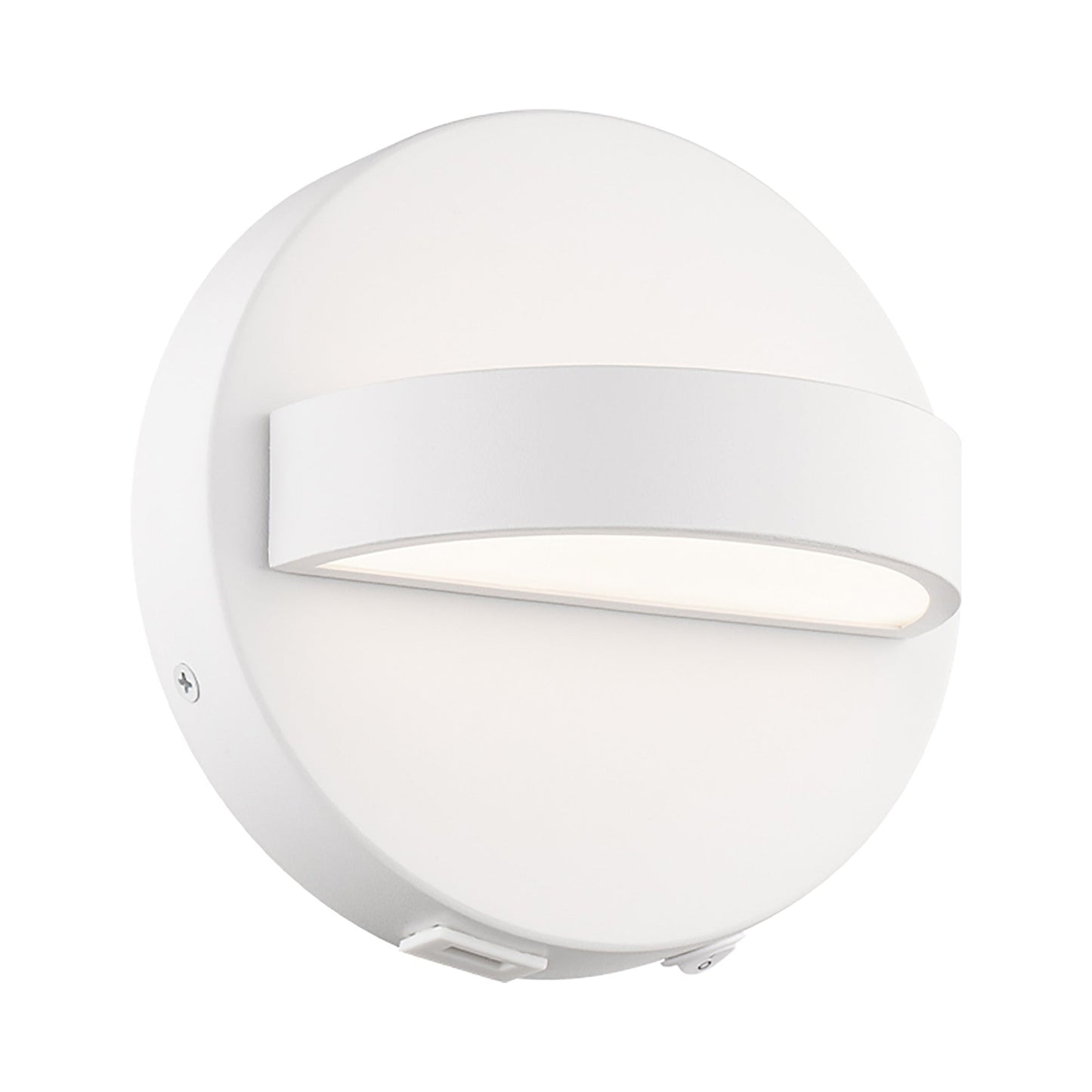 Wink LED Wall Light in White.